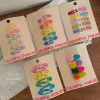 New Korean-style colorful dopamine bb clip, children's sweet water drop polka dot broken hair clip, baby duck clip hair clip and hair accessory details Picture